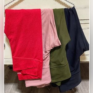 Old Navy Bundle!! Red, Pink, Green, and Black Leggings Set